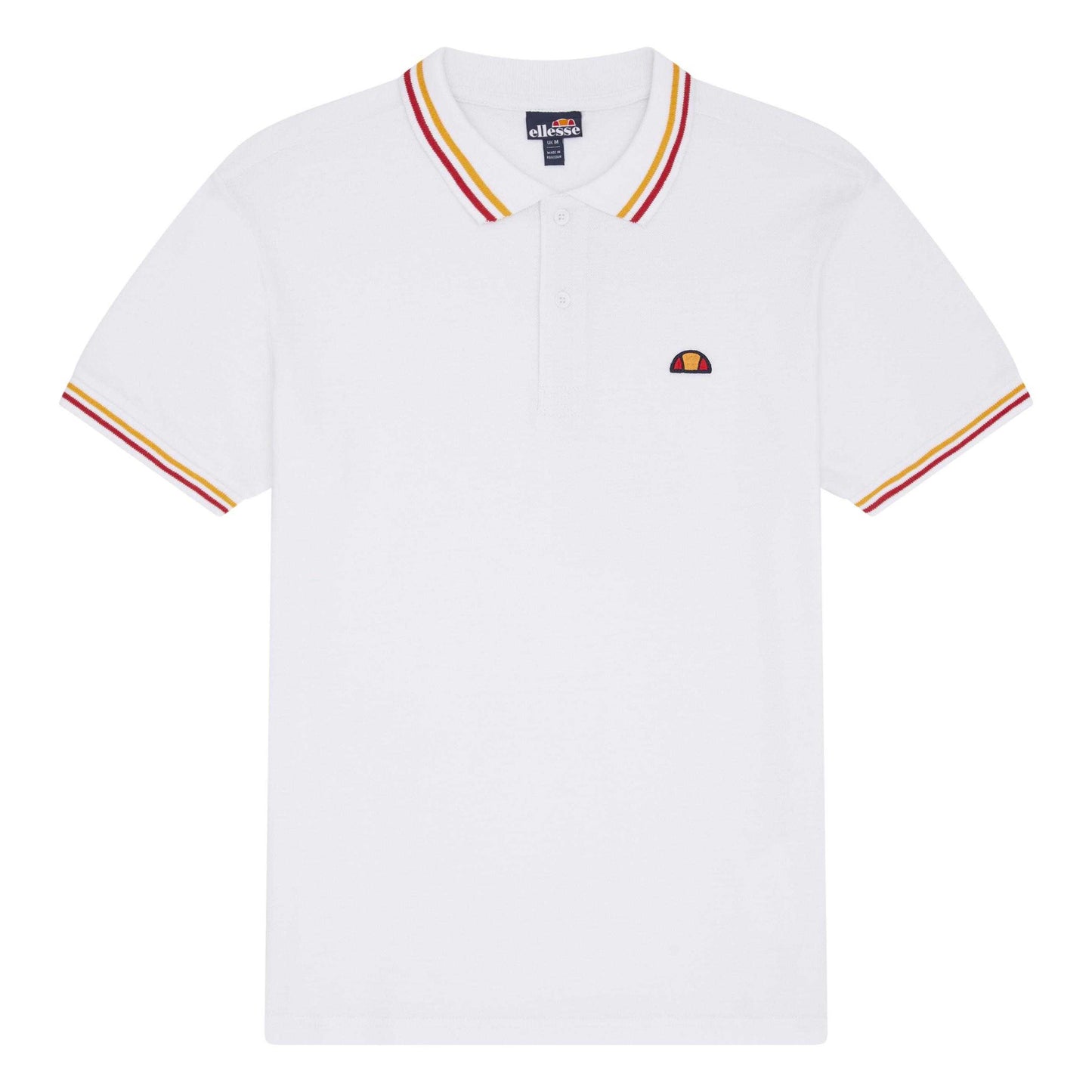 White - Front - Ellesse Mens Rooks Polo Shirt