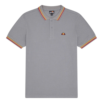 Grey - Front - Ellesse Mens Rooks Polo Shirt