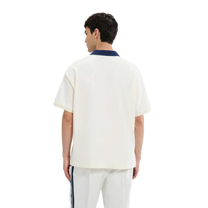 Off White - Back - Ellesse Mens Sbarri Polo Shirt