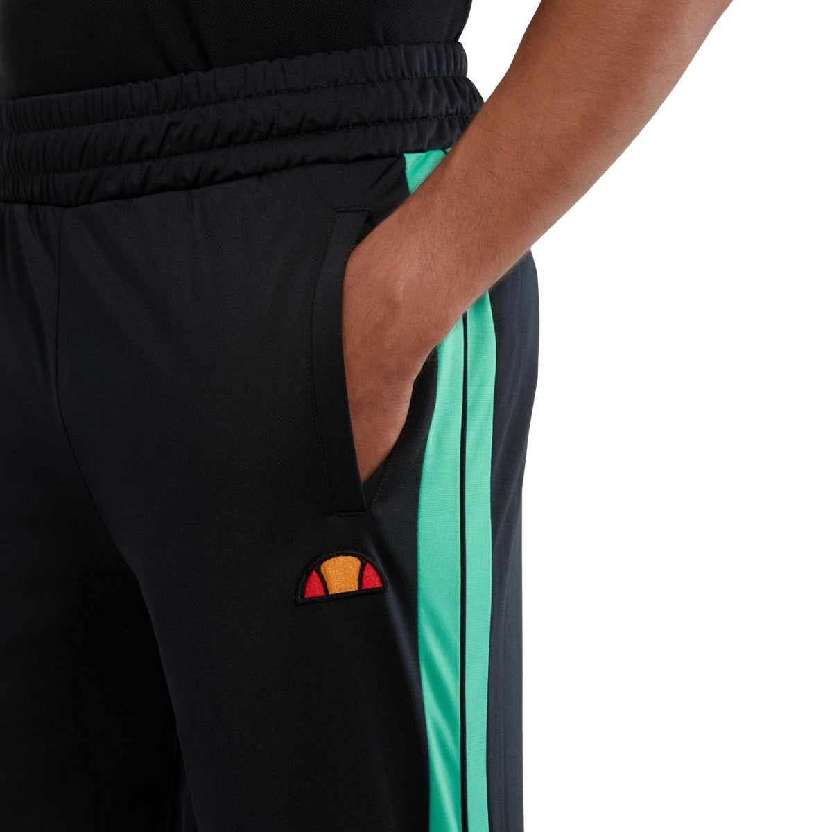 Black - Lifestyle - Ellesse Mens Cassed Jogging Bottoms