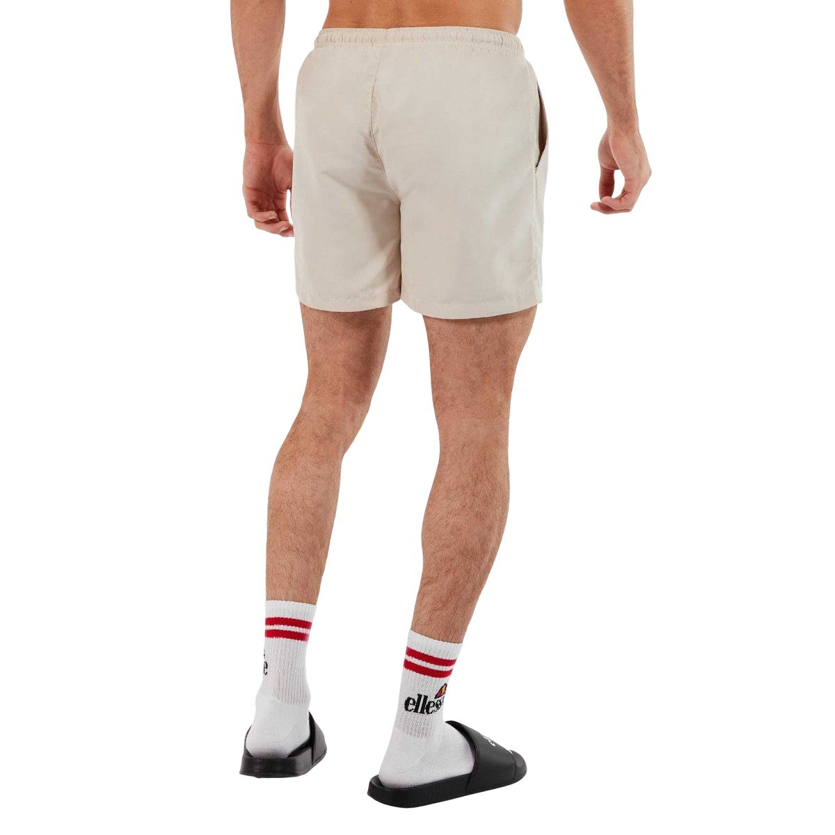 Beige - Back - Ellesse Mens Knights Swim Shorts