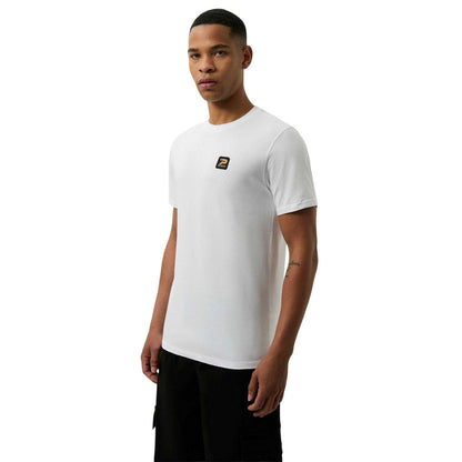 White - Front - Patrick Mens Cambell T-Shirt