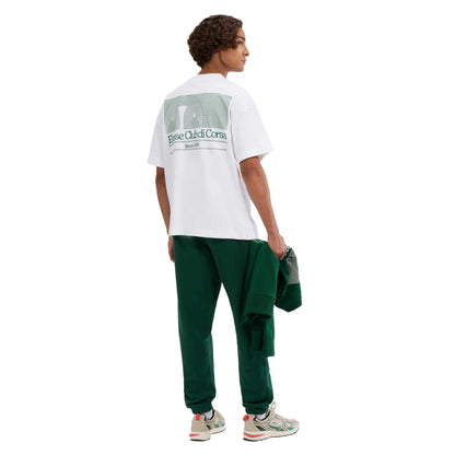 White - Pack Shot - Ellesse Mens Club Di Corsa T-Shirt
