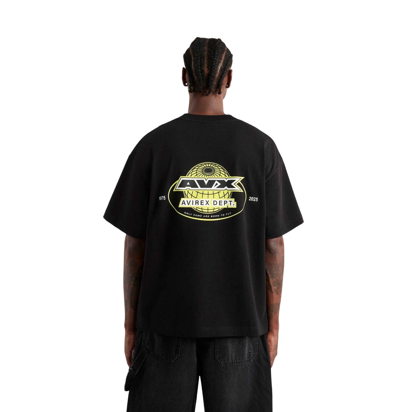 Black - Back - AVX Mens Convoy T-Shirt