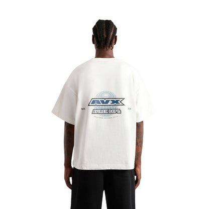 Off White - Back - AVX Mens Convoy T-Shirt