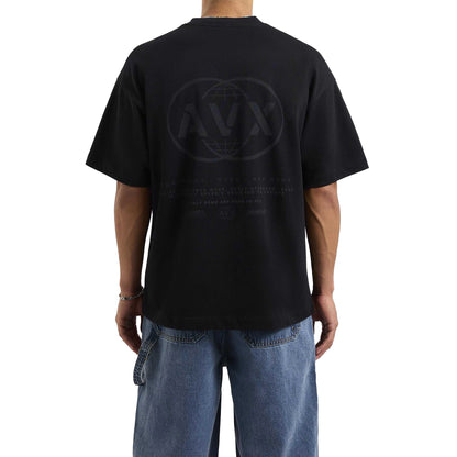 Black - Lifestyle - AVX Mens Endure Back Print T-Shirt