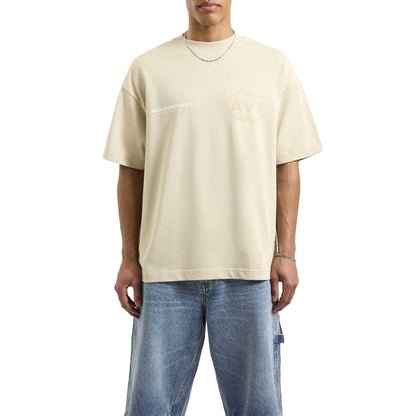 Sand - Side - AVX Mens Endure Back Print T-Shirt