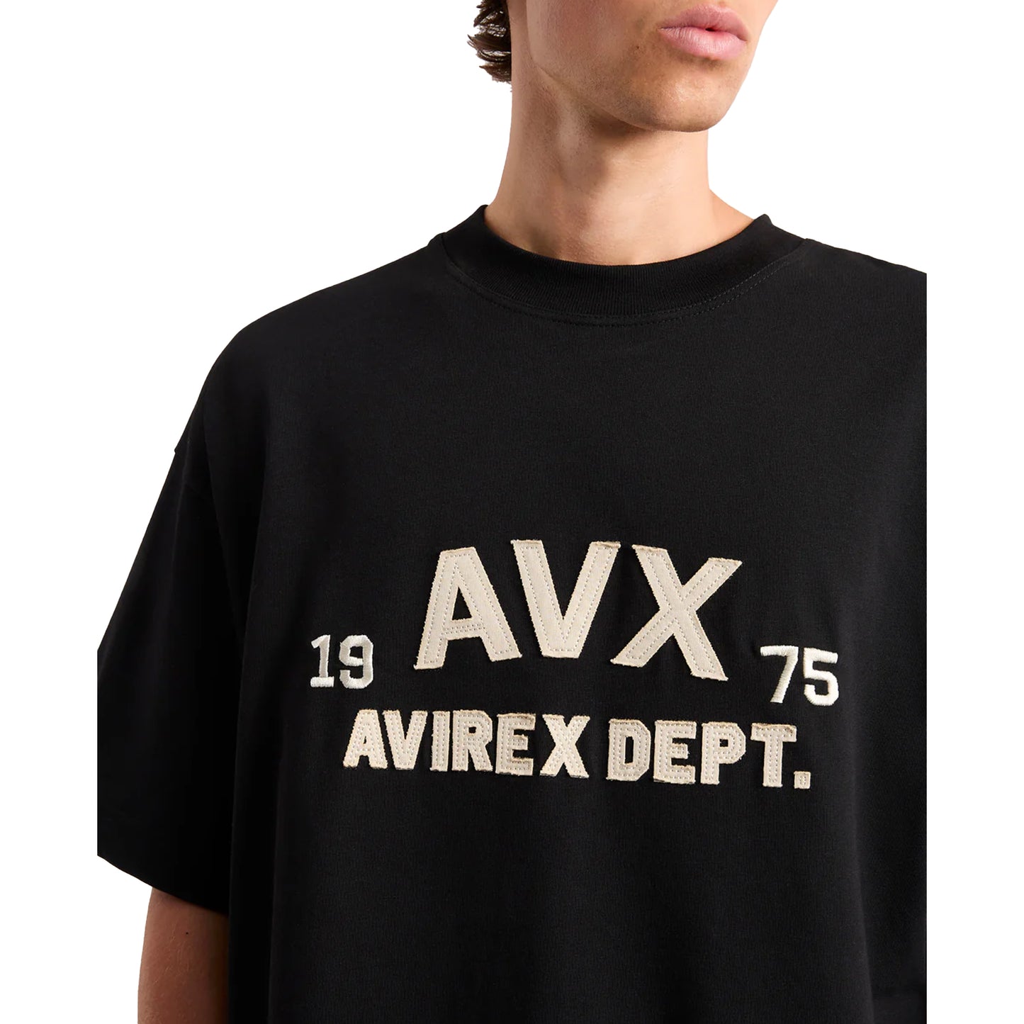 Black - Side - AVX Mens Field T-Shirt