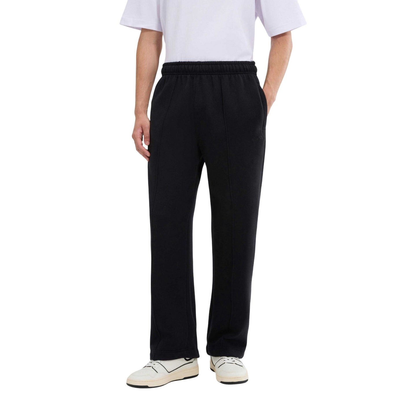 Black - Side - Ellesse Mens Paullo Jogging Bottoms