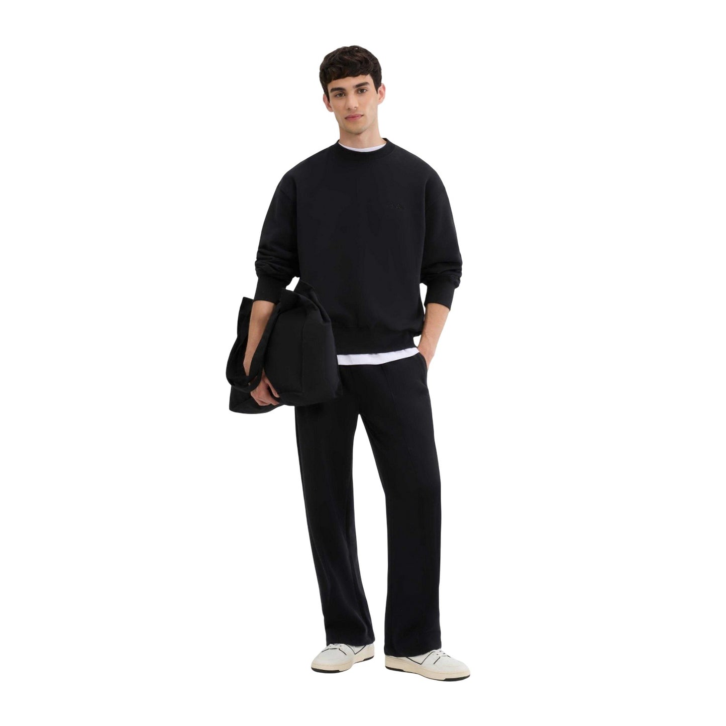 Black - Pack Shot - Ellesse Mens Paullo Jogging Bottoms