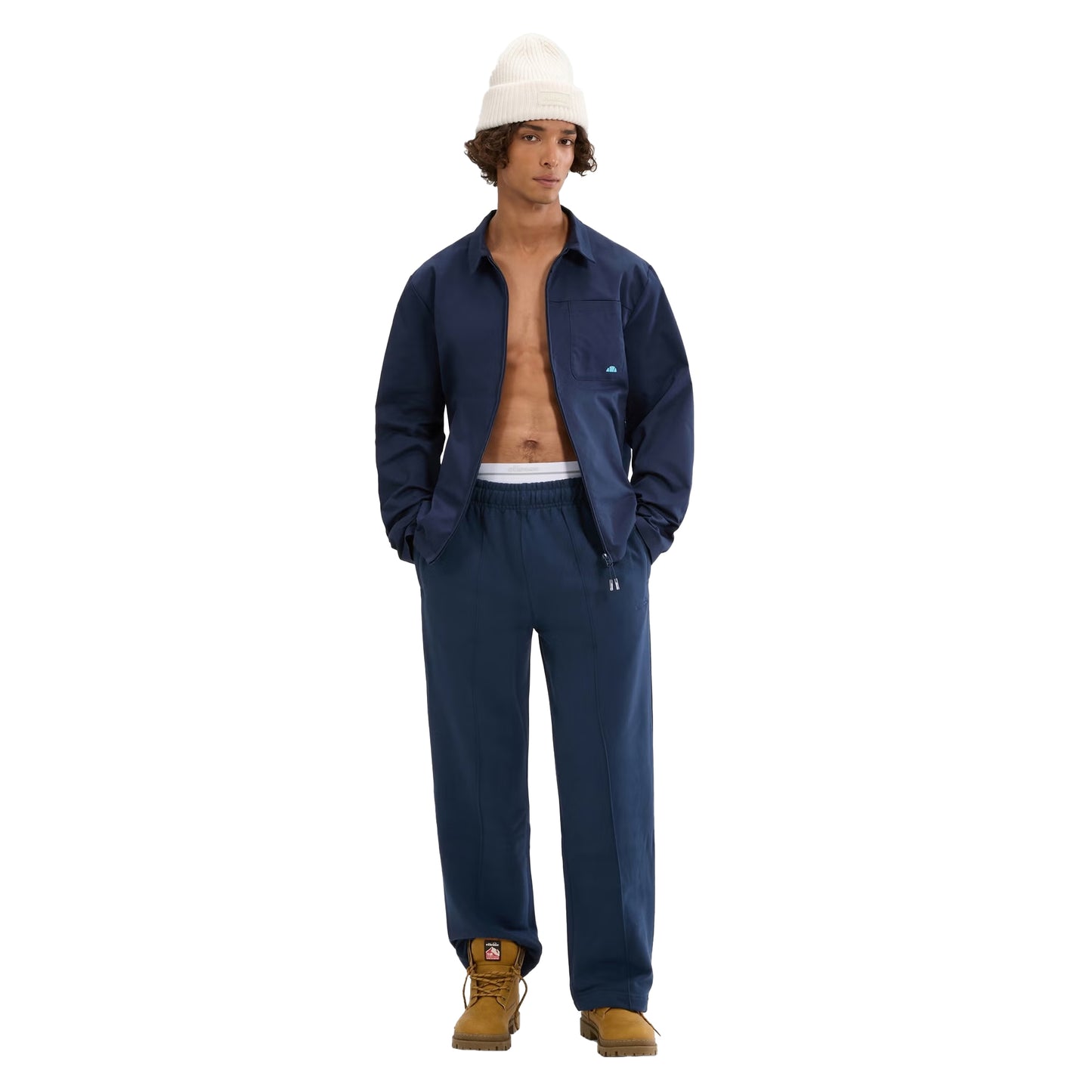 Navy - Lifestyle - Ellesse Mens Paullo Jogging Bottoms