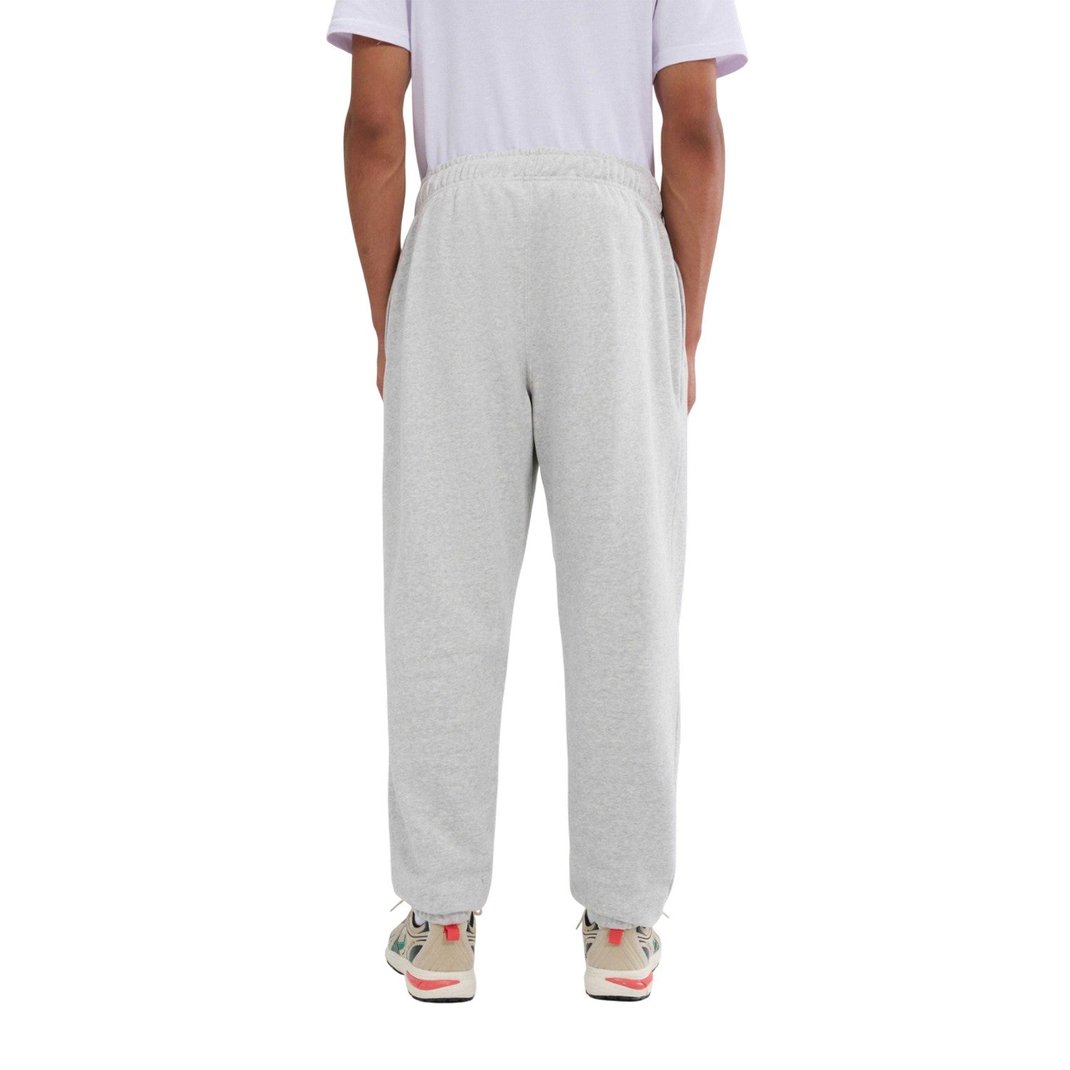 Light Grey Marl - Back - Ellesse Mens Pideura Jogging Bottoms