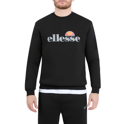 Black - Side - Ellesse Mens Corvaro Sweatshirt