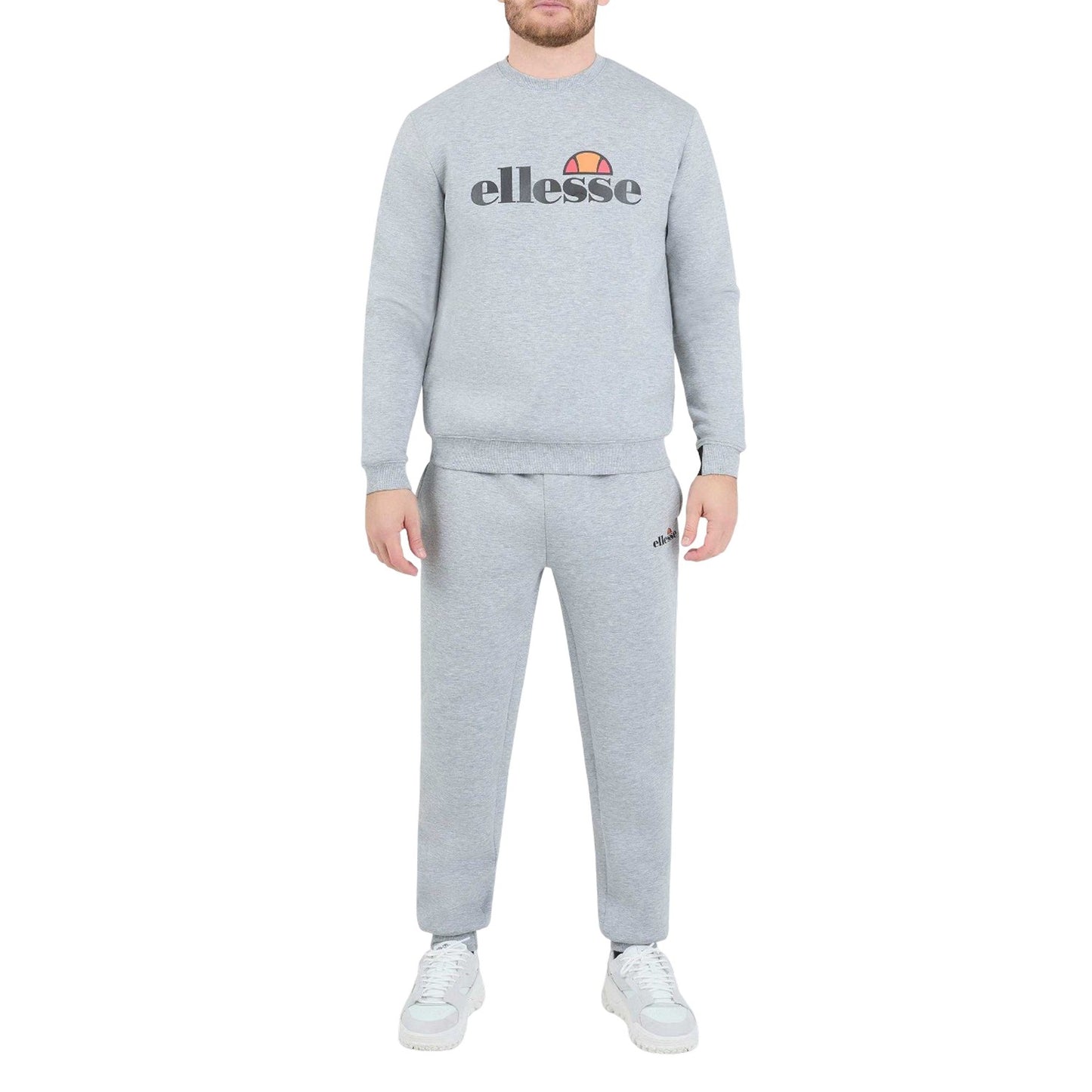 Light Grey Marl - Lifestyle - Ellesse Mens Corvaro Sweatshirt