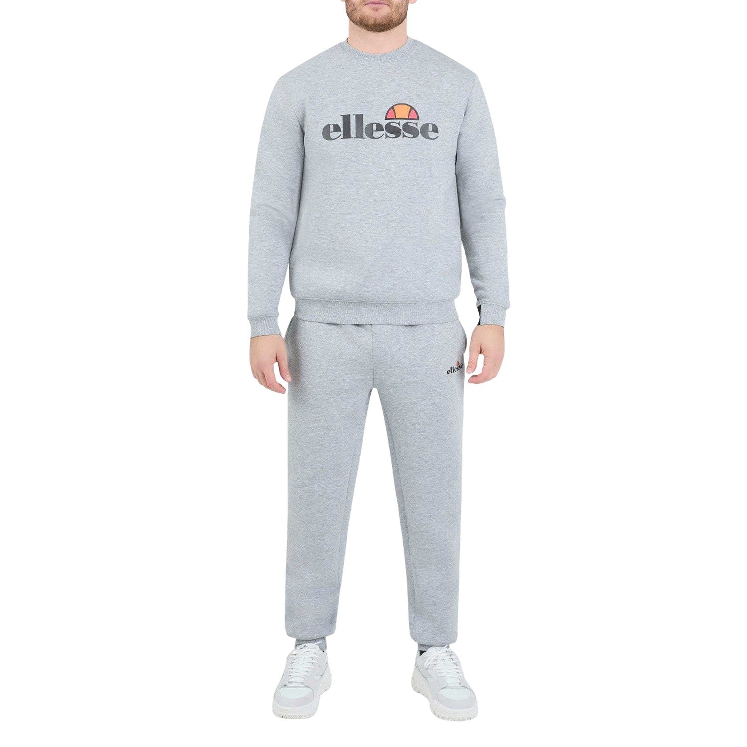 Light Grey Marl - Lifestyle - Ellesse Mens Corvaro Sweatshirt
