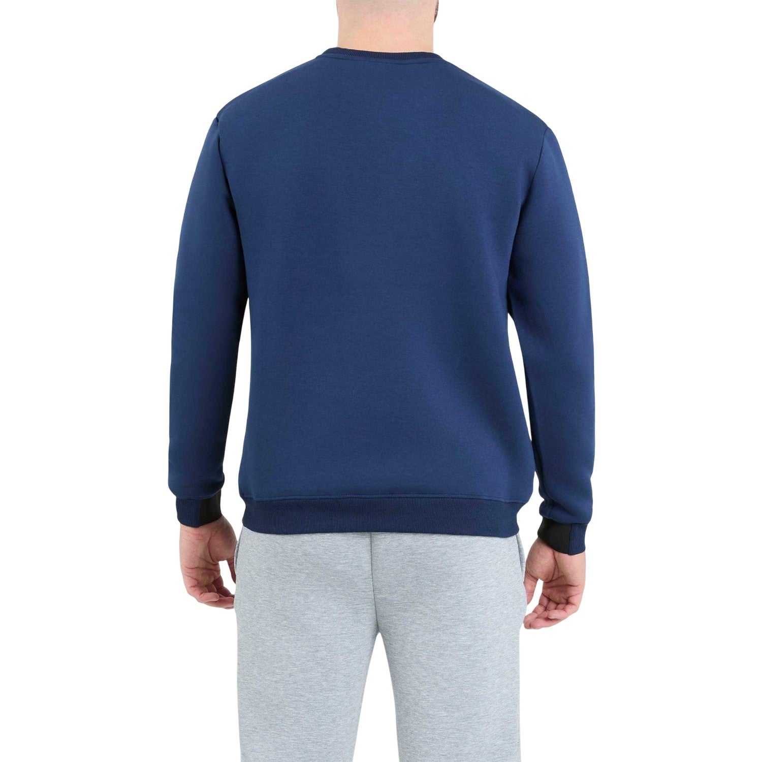 Navy - Back - Ellesse Mens Corvaro Sweatshirt