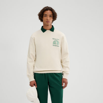Off White - Side - Ellesse Mens Club Di Corsa Sweatshirt
