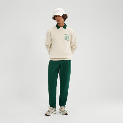 Off White - Pack Shot - Ellesse Mens Club Di Corsa Sweatshirt