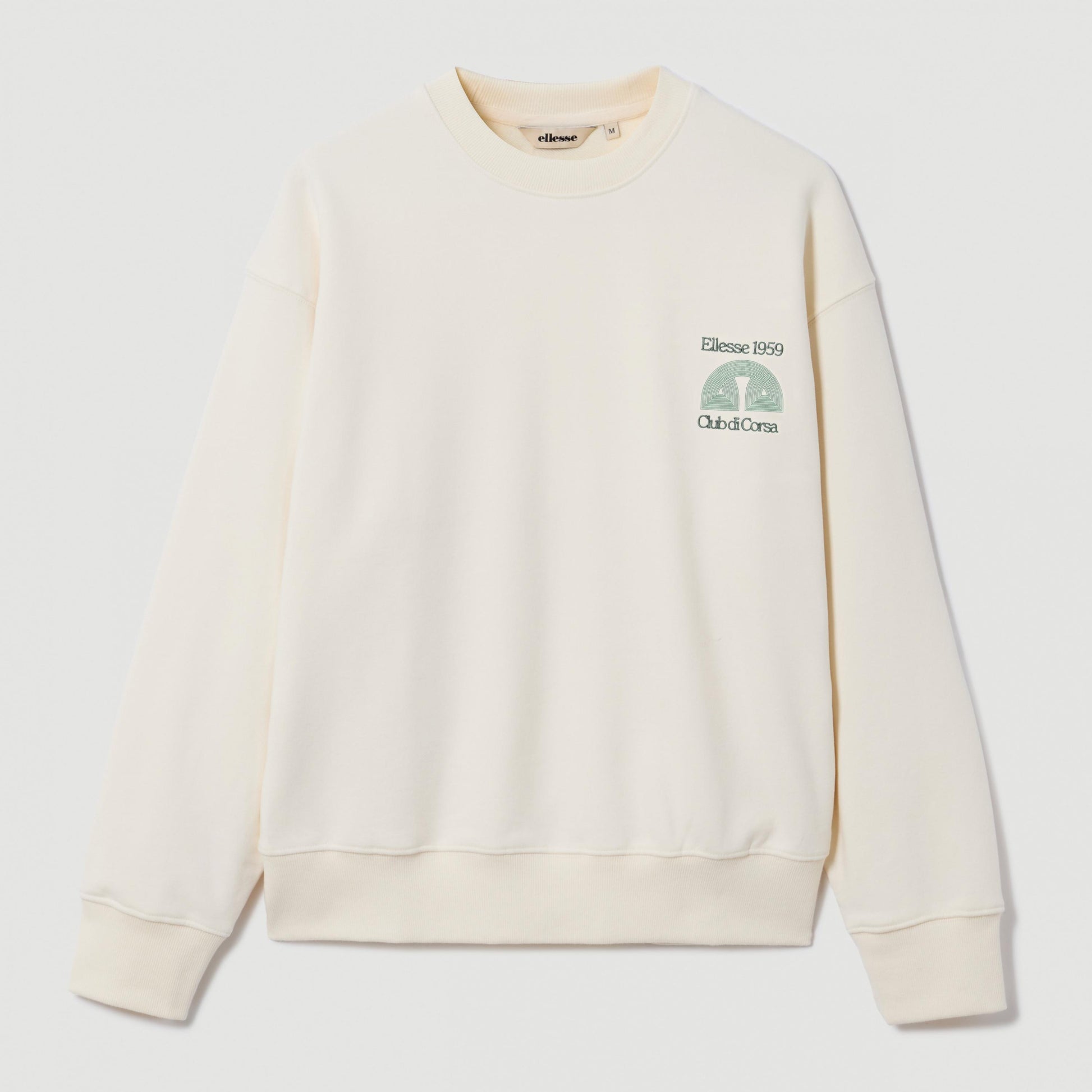 Off White - Close up - Ellesse Mens Club Di Corsa Sweatshirt