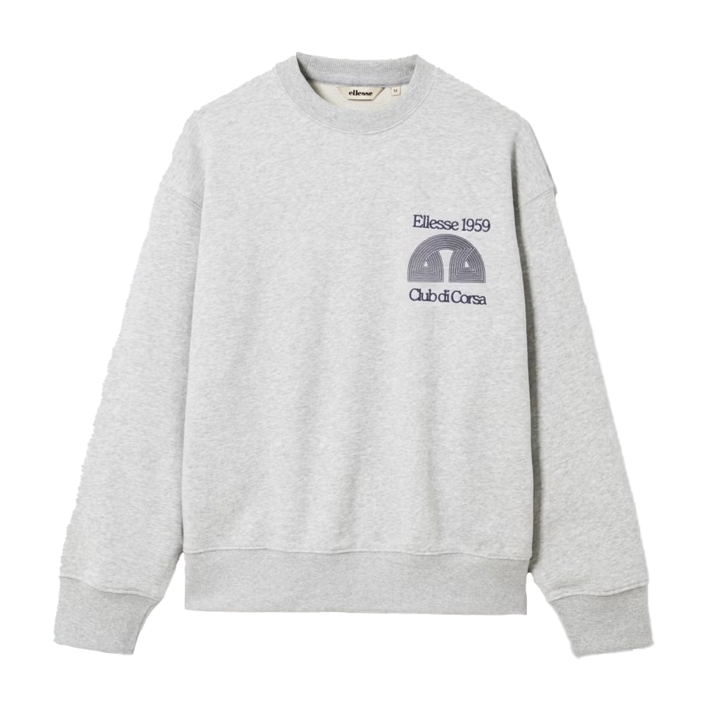 Light Grey - Front - Ellesse Mens Club Di Corsa Sweatshirt