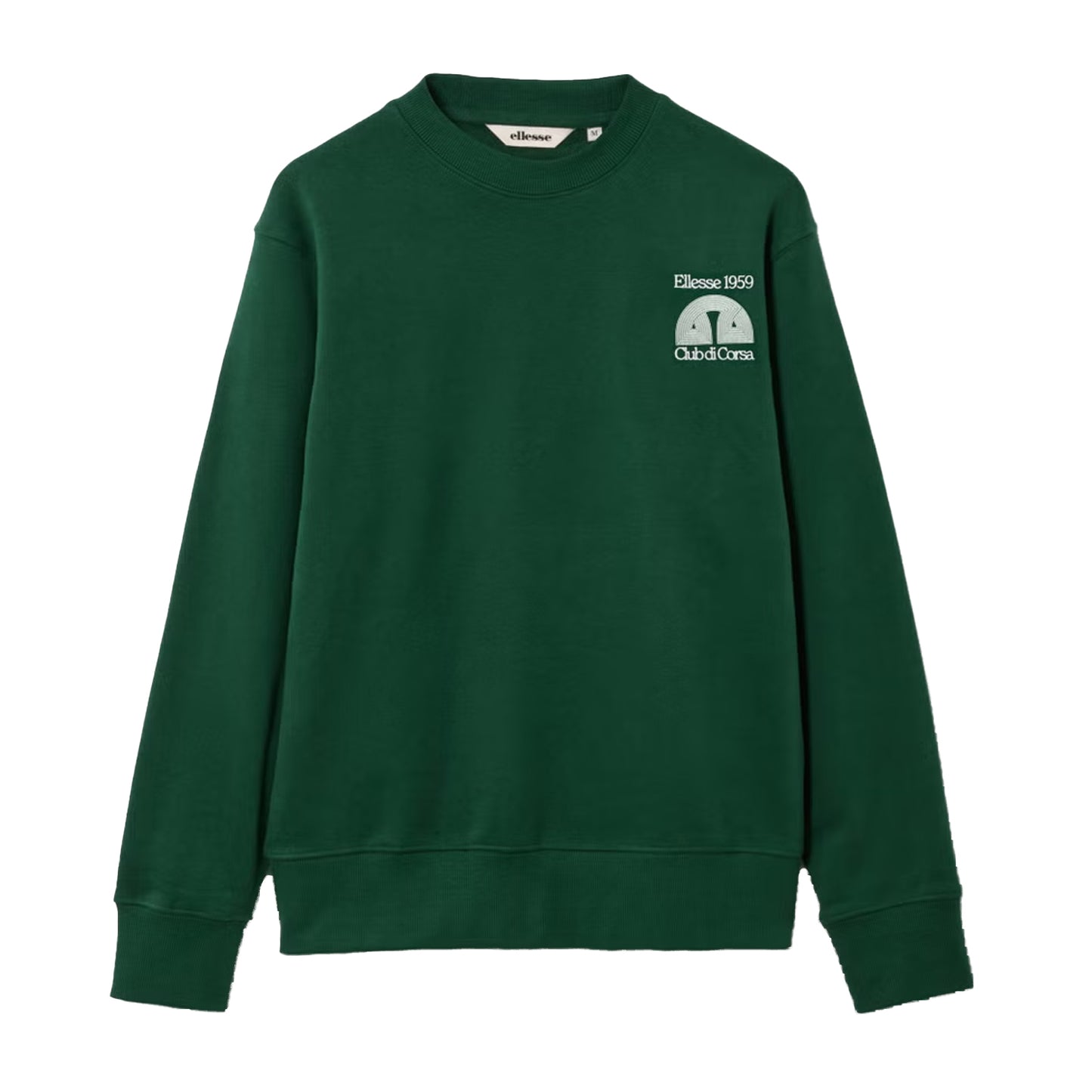 Dark Green - Front - Ellesse Mens Club Di Corsa Sweatshirt
