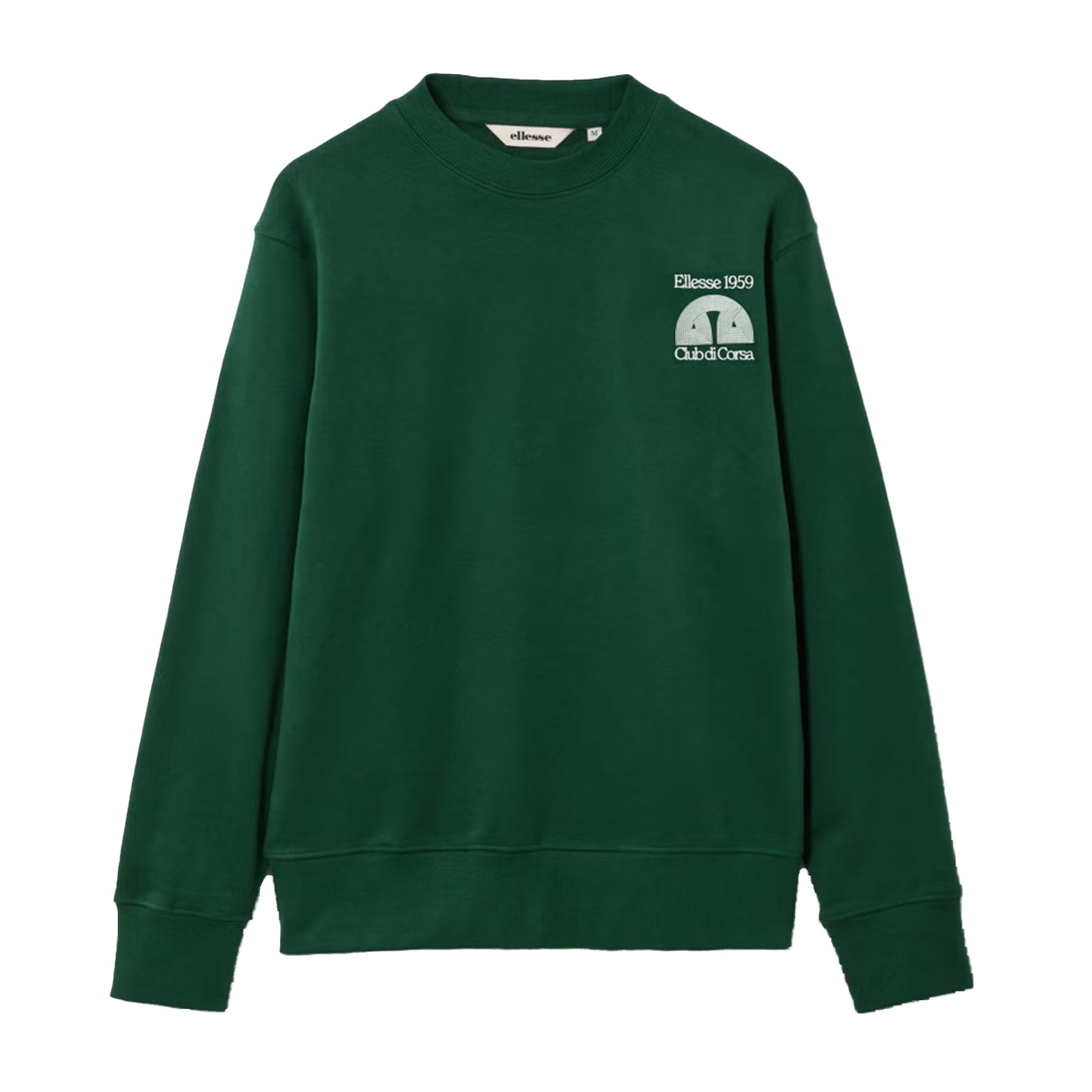 Dark Green - Front - Ellesse Mens Club Di Corsa Sweatshirt
