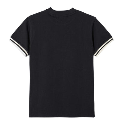Black - Back - Ellesse Boys Fratelli T-Shirt