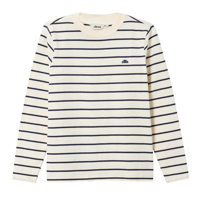 Off White - Front - Ellesse Boys Giancarlo Long-Sleeved T-Shirt