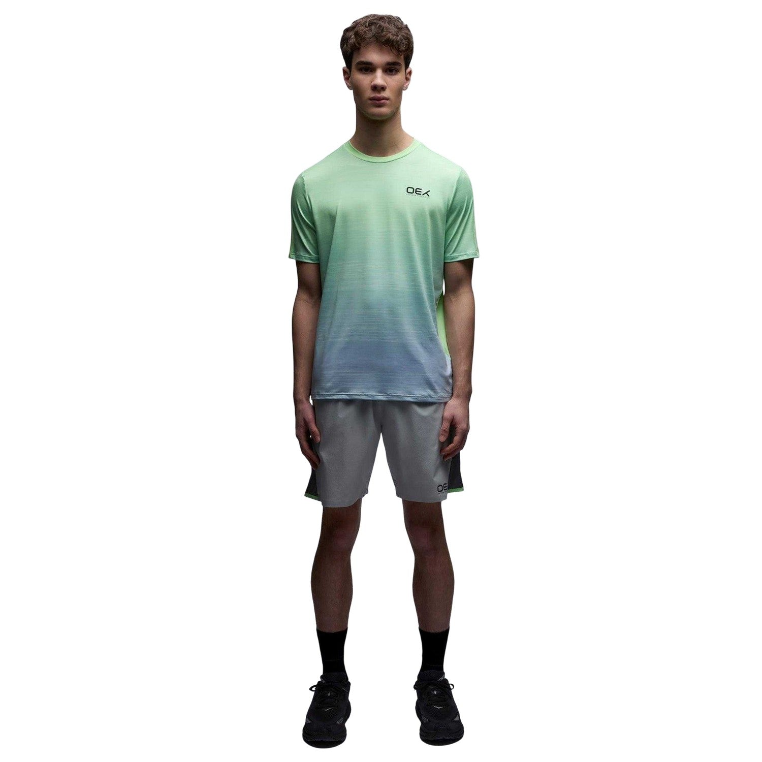 Lime - Side - OEX Mens Heuco T-Shirt
