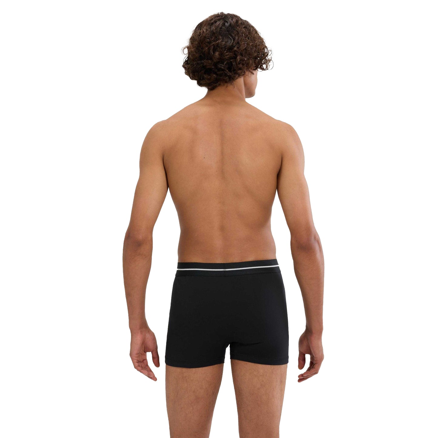 Black - Back - Ellesse Mens Ambria Boxer Shorts (Pack of 3)