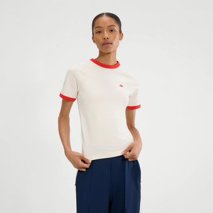 Off White - Front - Ellesse Womens-Ladies Etchemin Slim T-Shirt