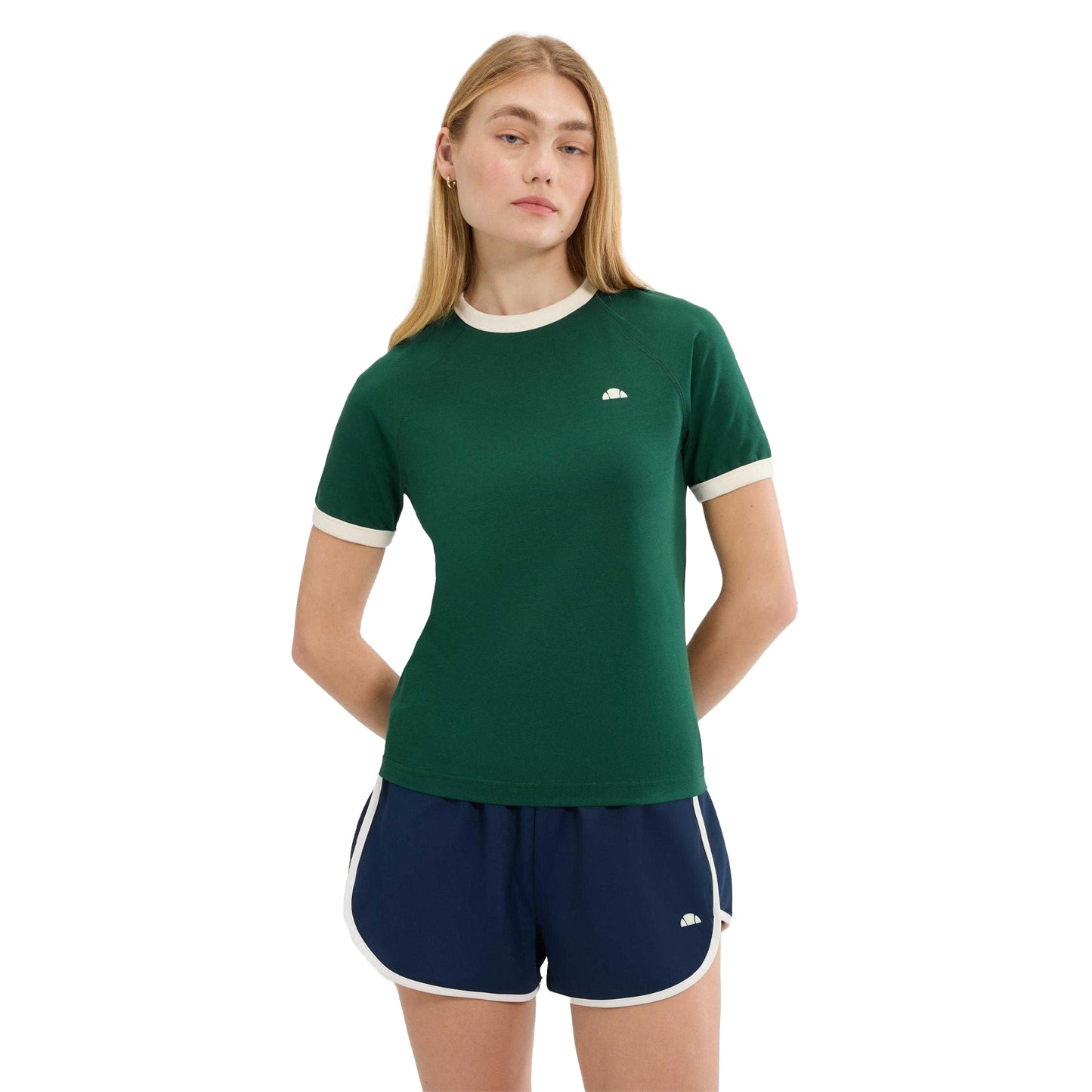 Dark Green - Front - Ellesse Womens-Ladies Etchemin Slim T-Shirt
