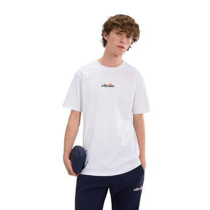 White - Side - Ellesse Mens Ollio 2 T-Shirt