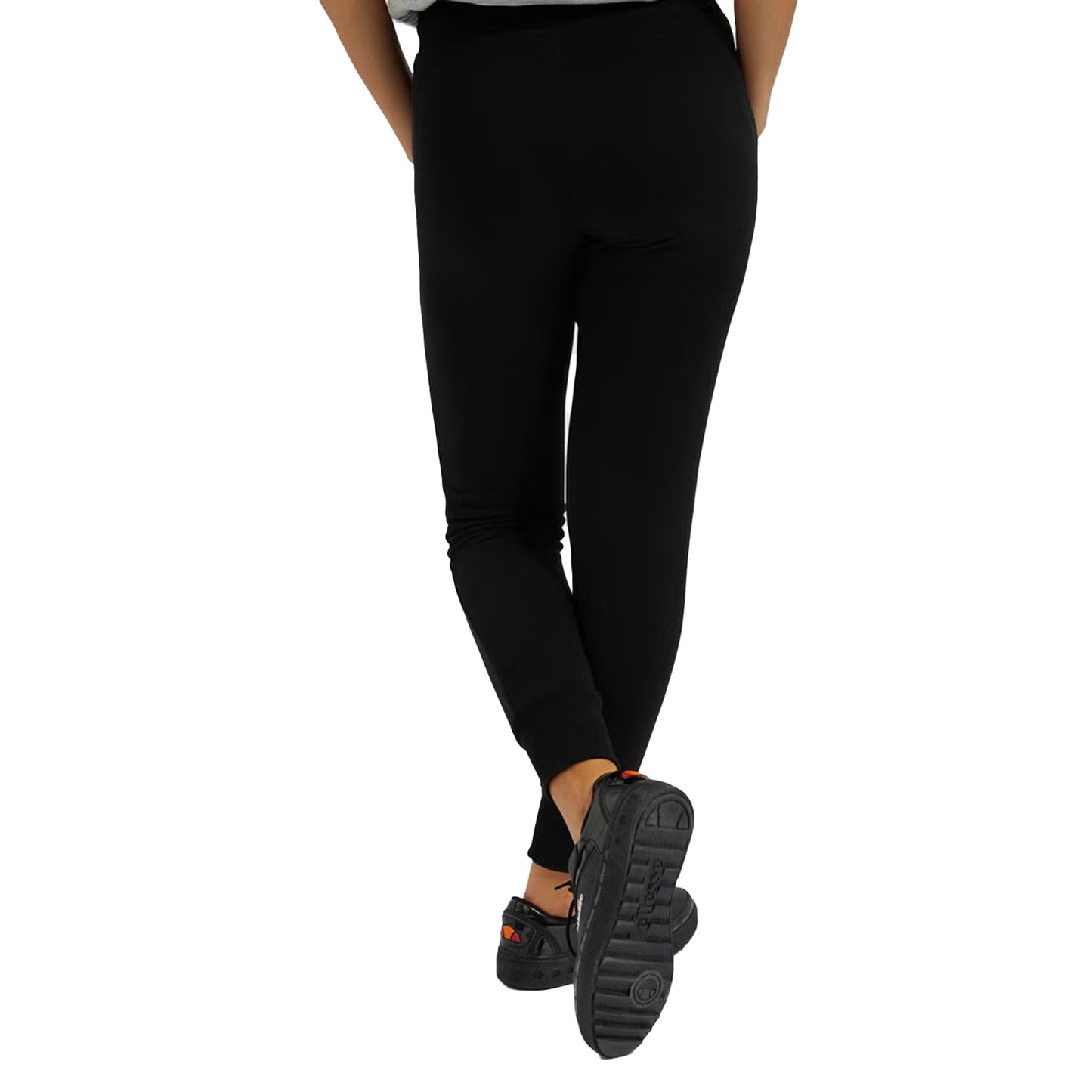 Black - Back - Ellesse Womens-Ladies Queenstown Jogging Bottoms