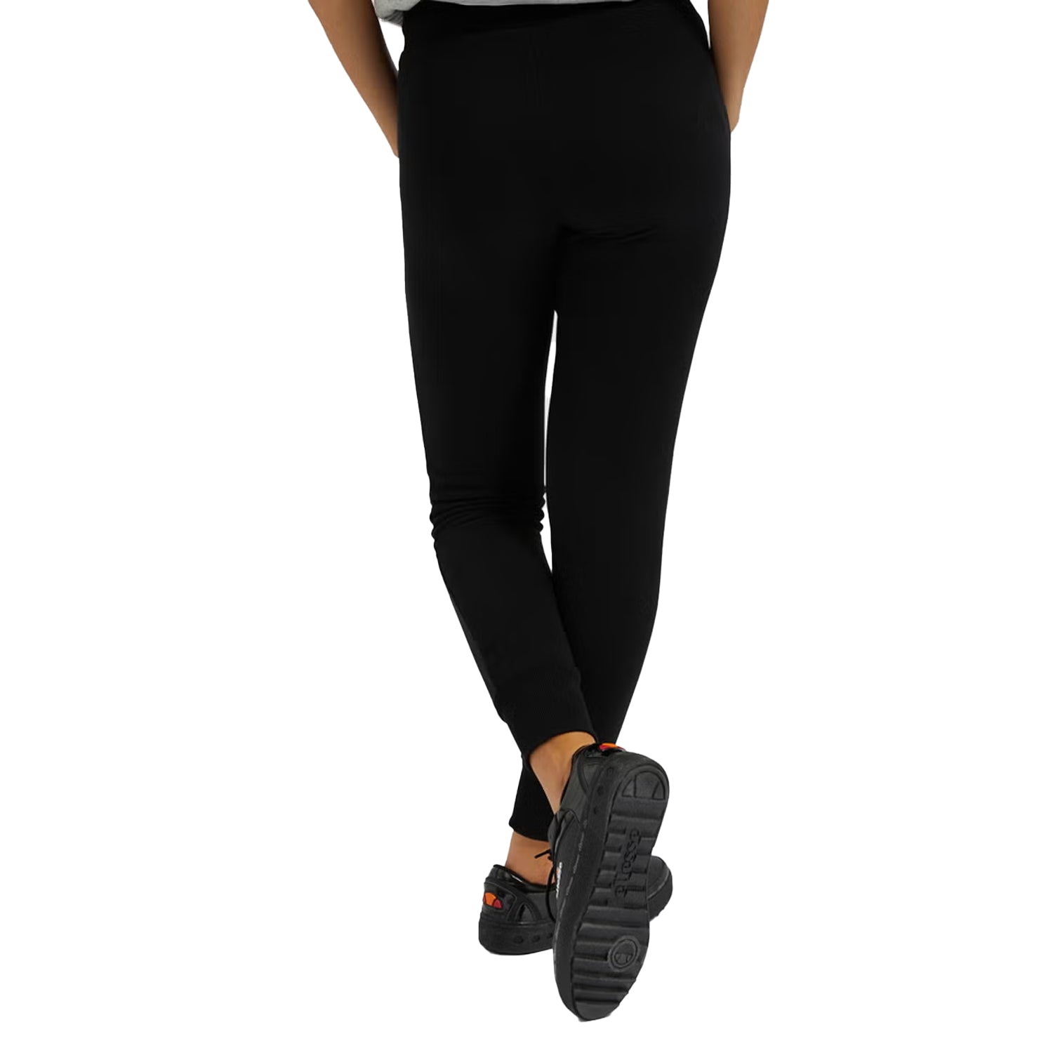 Black - Back - Ellesse Womens-Ladies Queenstown Jogging Bottoms