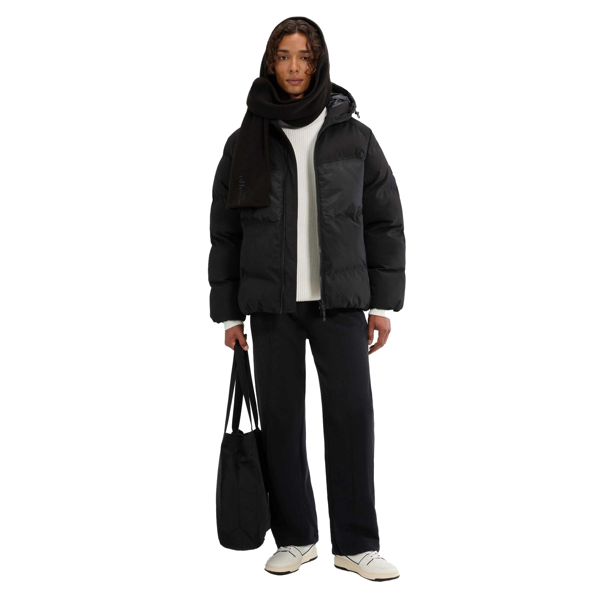 Black - Side - Ellesse Unisex Adult Vola Scarf