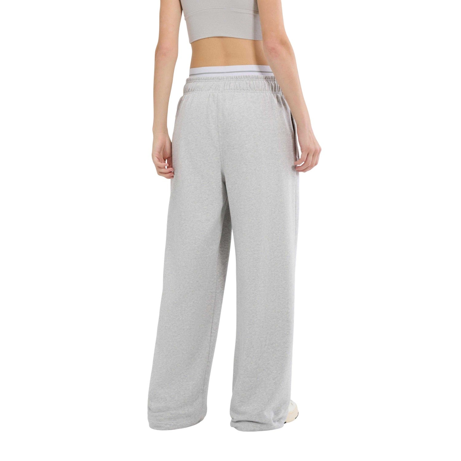 Light Grey Marl - Back - Ellesse Womens-Ladies Casoli Jogging Bottoms
