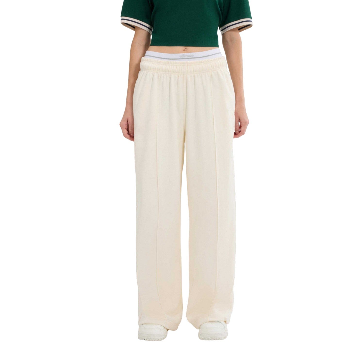 Off White - Side - Ellesse Womens-Ladies Casoli Jogging Bottoms