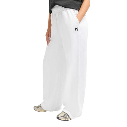 White - Front - Miss Kick Womens-Ladies Freya Jogging Bottoms