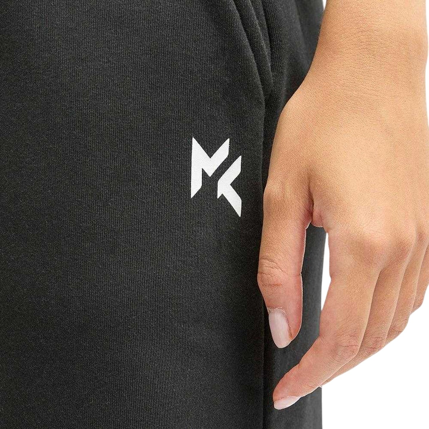 Black - Side - Miss Kick Womens-Ladies Freya Jogging Bottoms