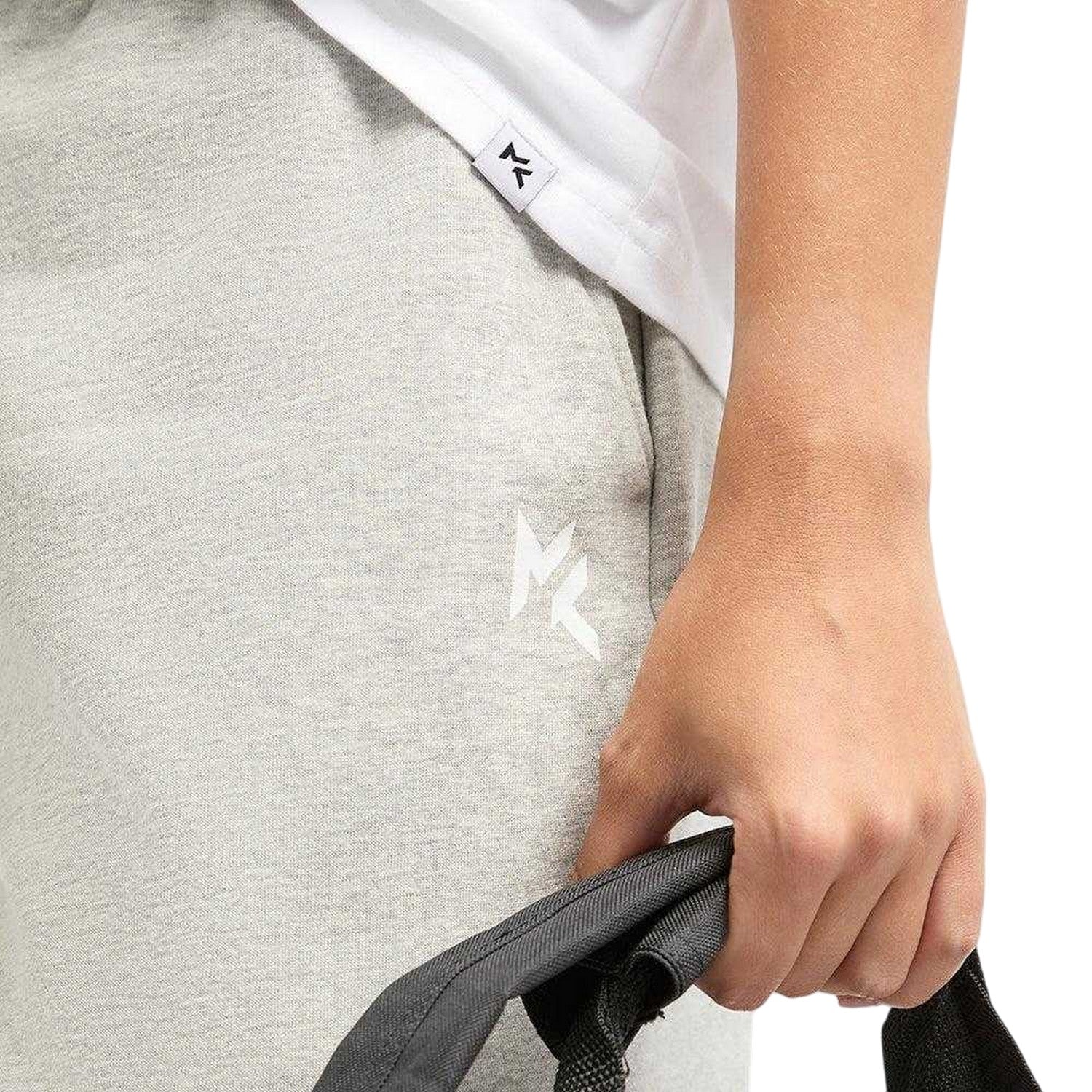 Grey Marl - Side - Miss Kick Womens-Ladies Freya Jogging Bottoms