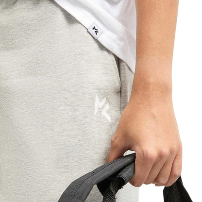 Grey Marl - Side - Miss Kick Womens-Ladies Freya Jogging Bottoms