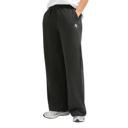 Black - Front - Miss Kick Womens-Ladies Freya Jogging Bottoms