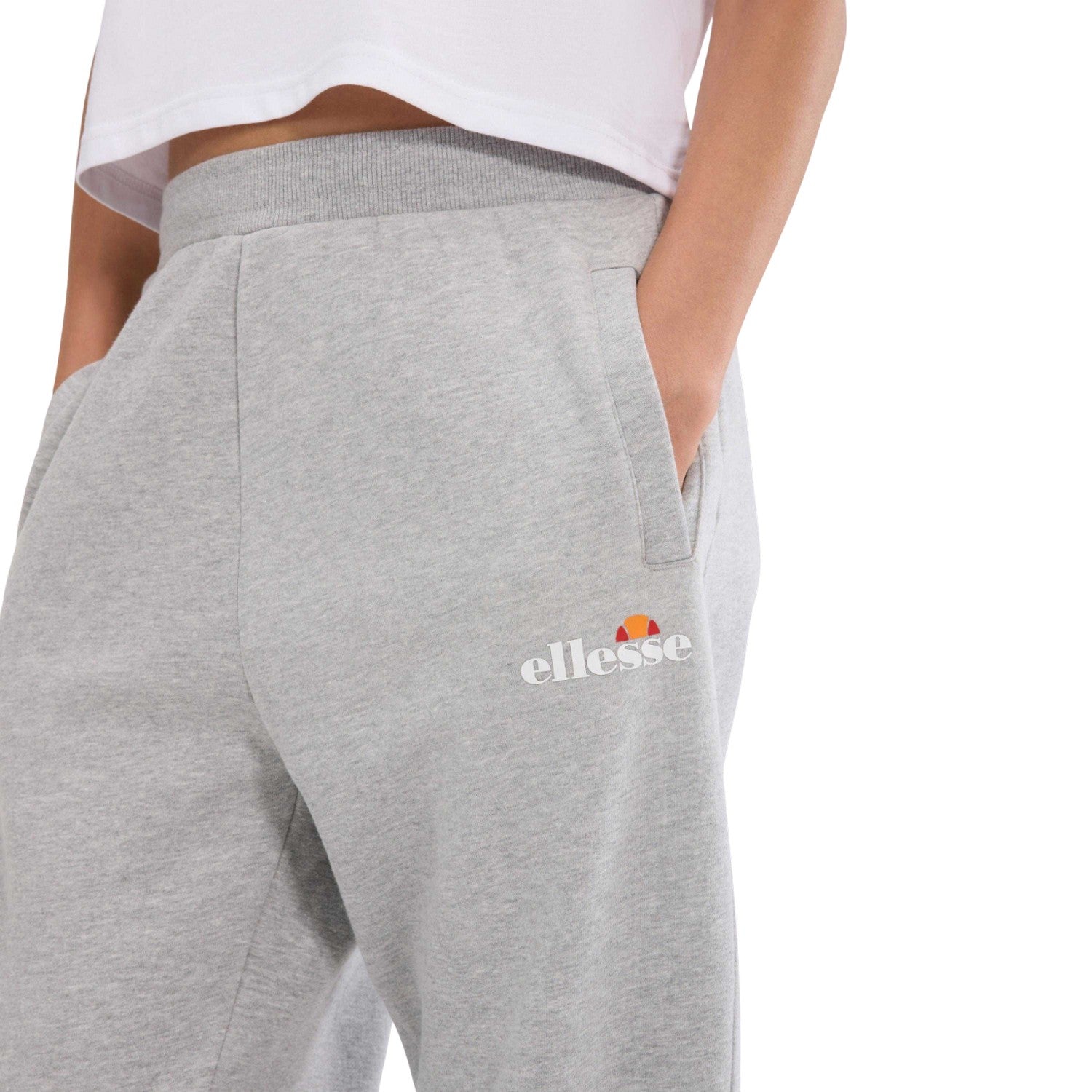 Light Grey - Lifestyle - Ellesse Womens-Ladies Majana 2 Jogging Bottoms