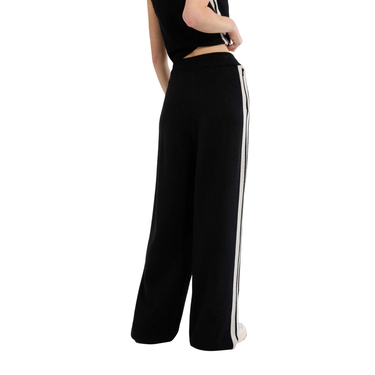 Black - Back - Ellesse Womens-Ladies Niantellos Knitted Trousers