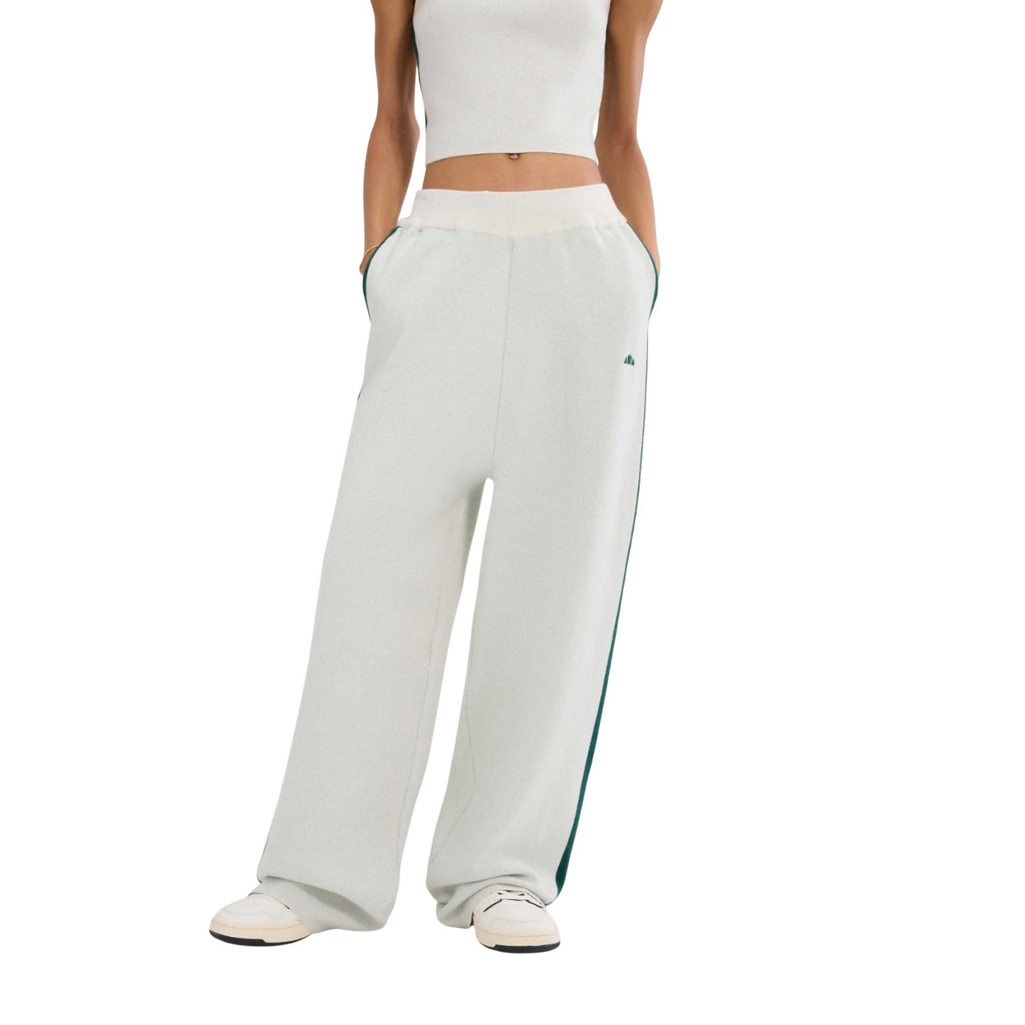 Off White - Side - Ellesse Womens-Ladies Niantellos Knitted Trousers