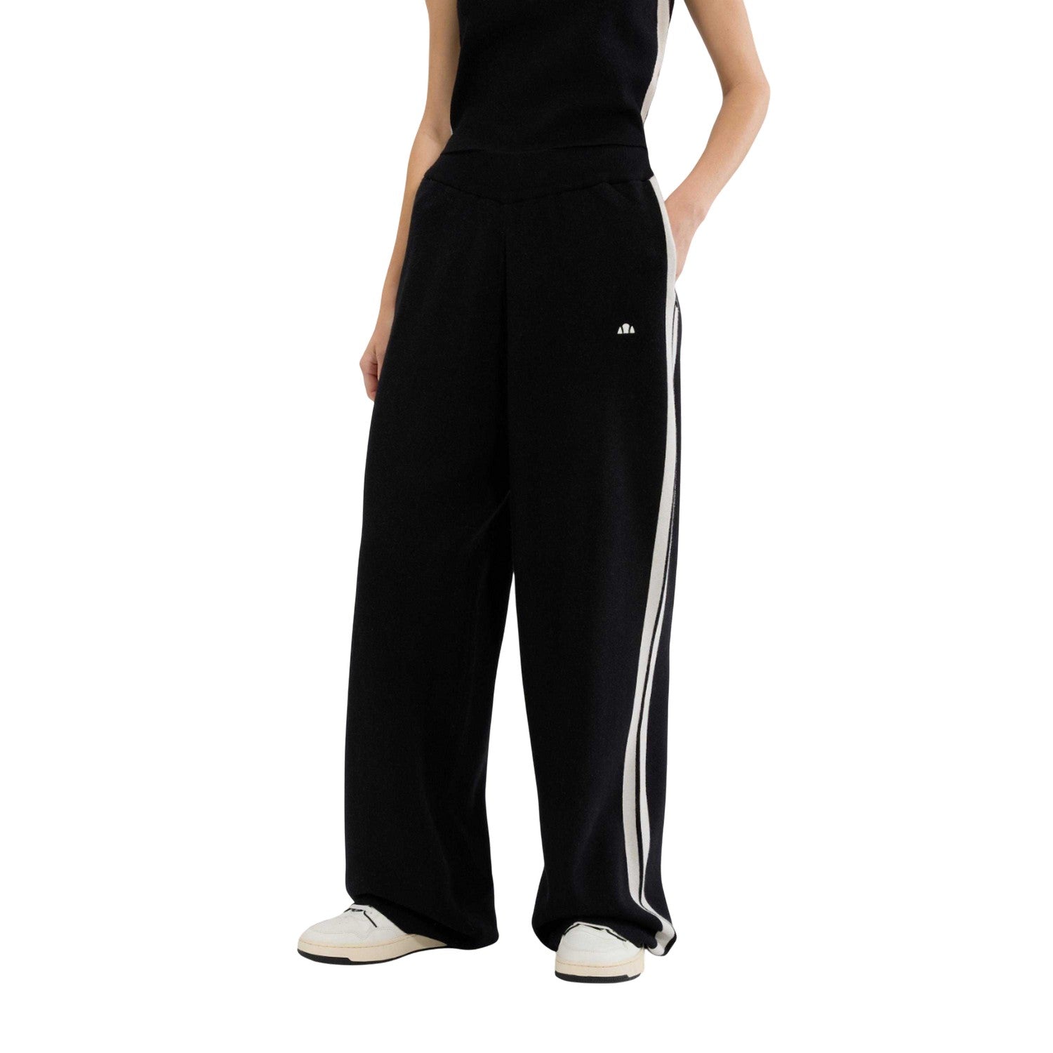 Black - Side - Ellesse Womens-Ladies Niantellos Knitted Trousers
