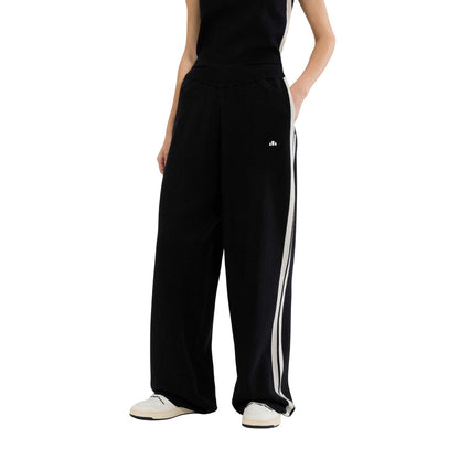 Black - Side - Ellesse Womens-Ladies Niantellos Knitted Trousers