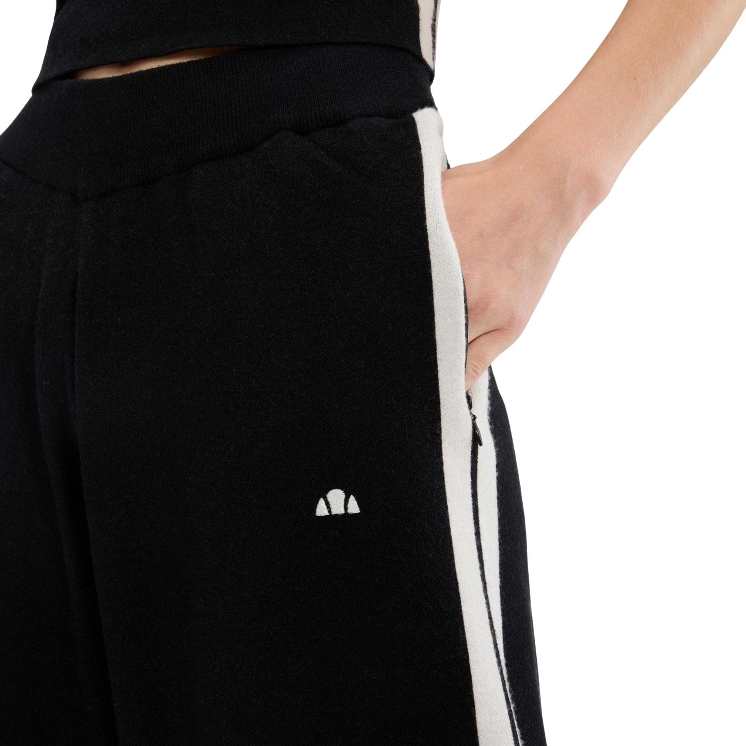 Black - Lifestyle - Ellesse Womens-Ladies Niantellos Knitted Trousers