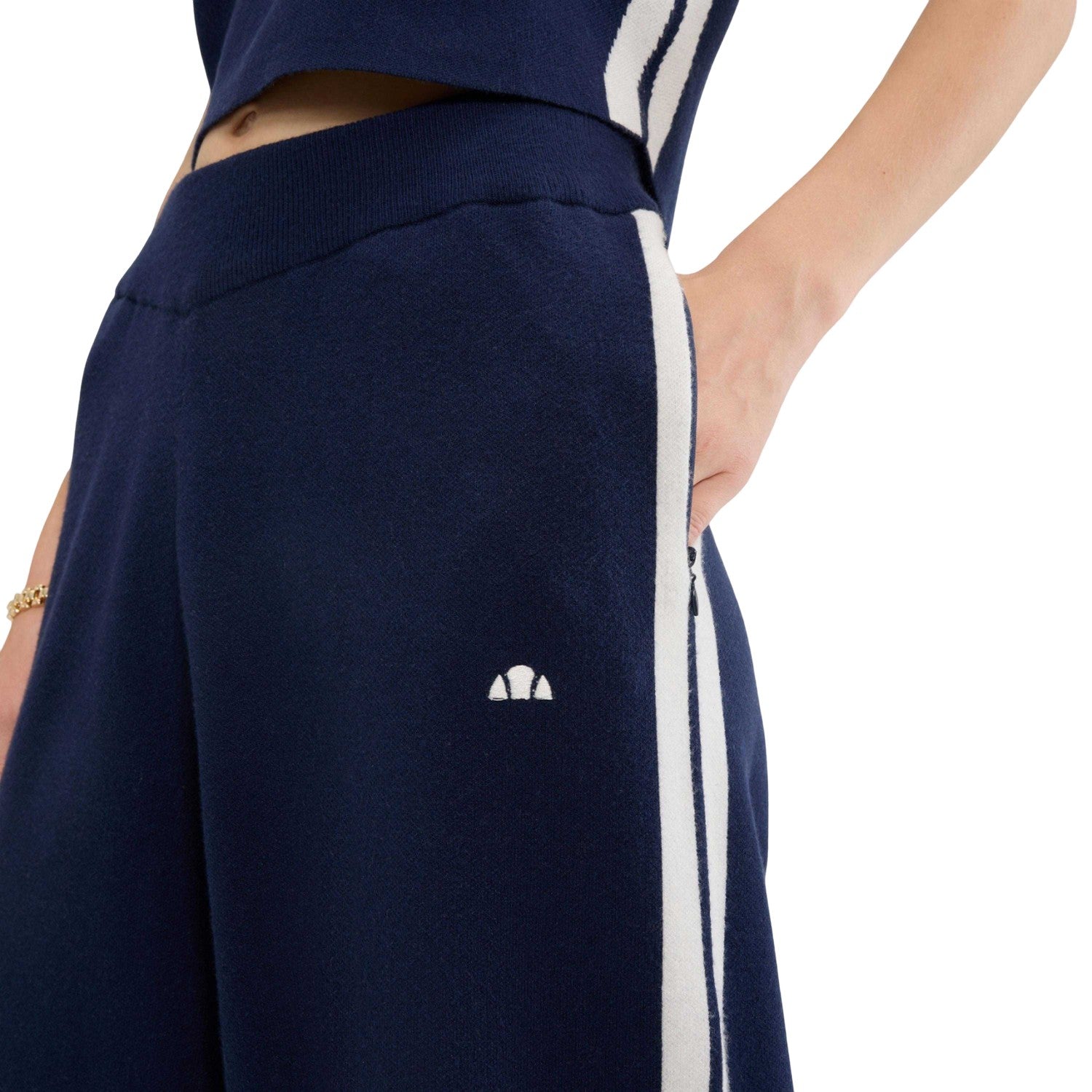 Navy - Lifestyle - Ellesse Womens-Ladies Niantellos Knitted Trousers